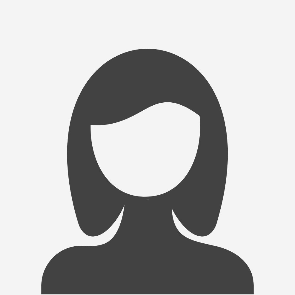 Silhouette einer Frau mit schulterlangen Haaren auf grauem Hintergrund